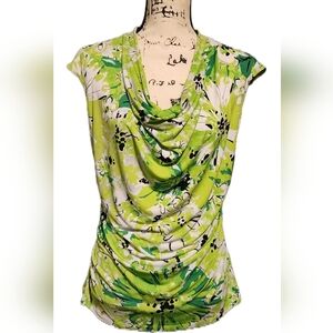 Worthington Petite Sleeveless Floral Blouse